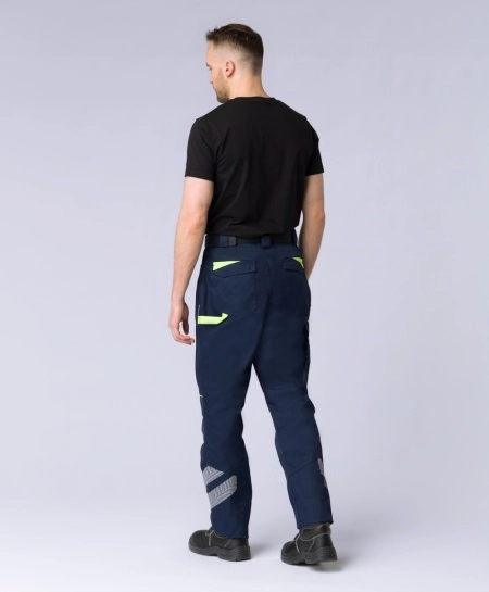 фото брюки мужские profline specialist (тк.смесовая,240), т.синий