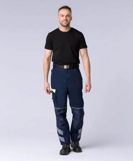 фото брюки мужские profline specialist (тк.смесовая,240), т.синий